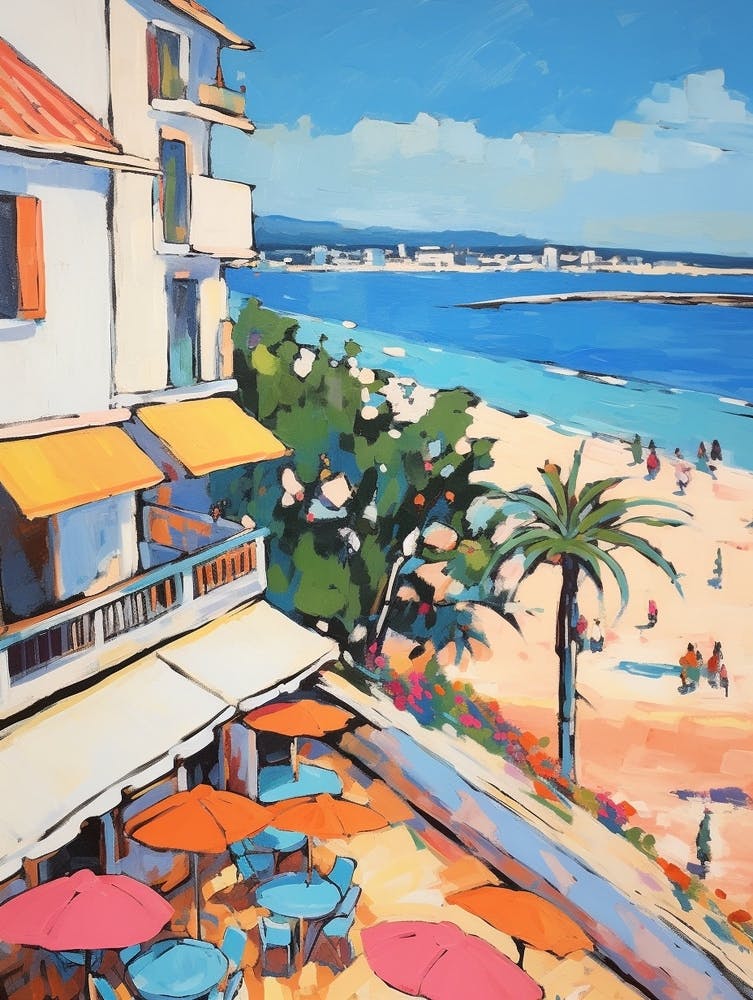 Cannes France 5 Fauvist Painting