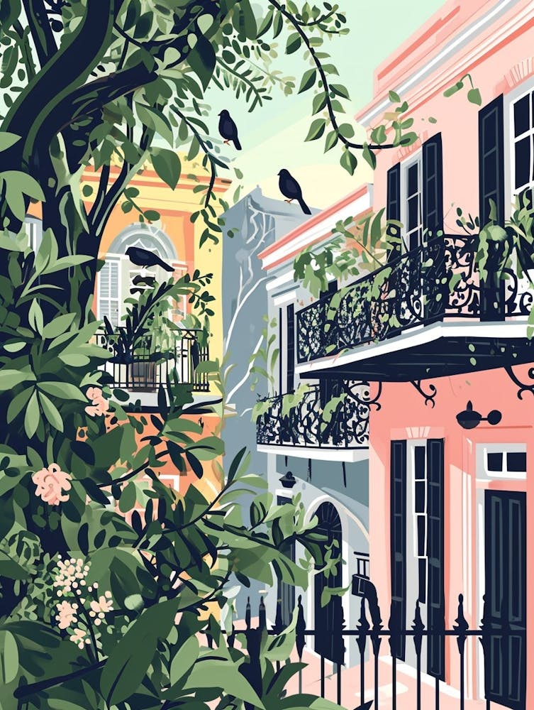 Garden District Storybook Illustration 3