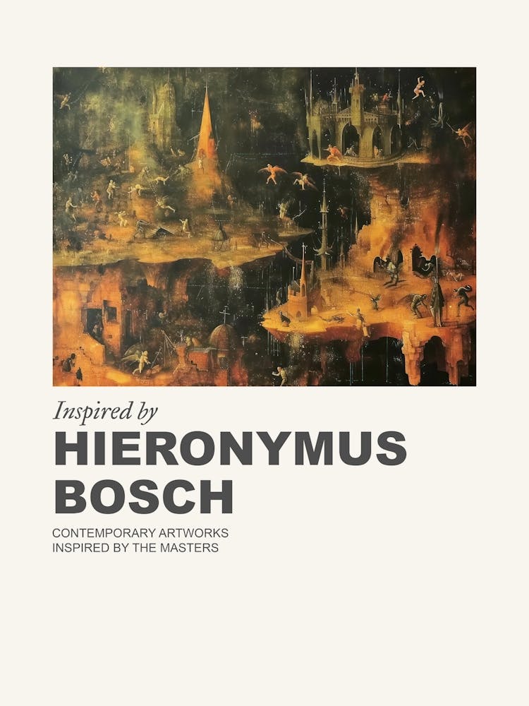 Museum Poster Inspired By Hieronymus Bosch 3