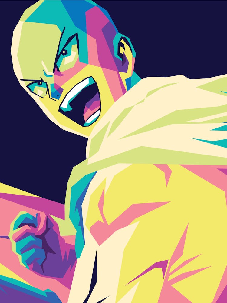 One Pack Man In Wpap Popart