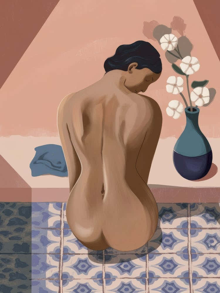 Backlit Nude Serenity