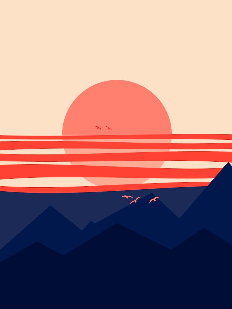 Minimal Sunset 4