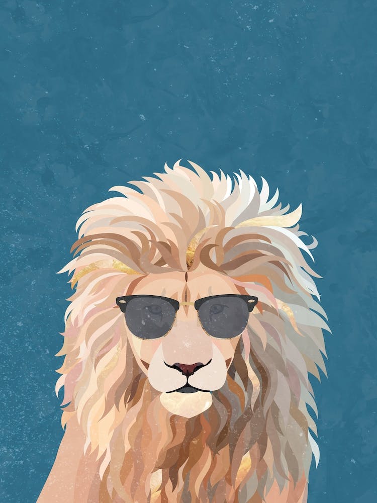 Lion In Sunglasses 2