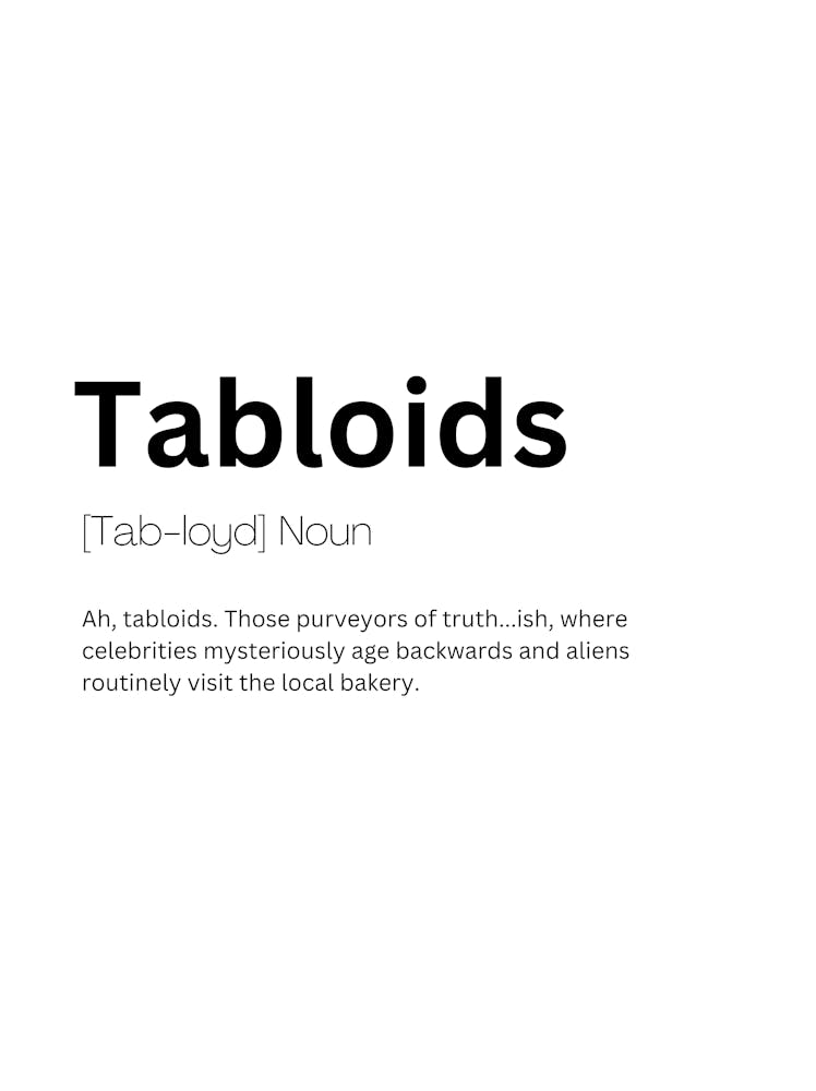 Tabloids Definition Meaning