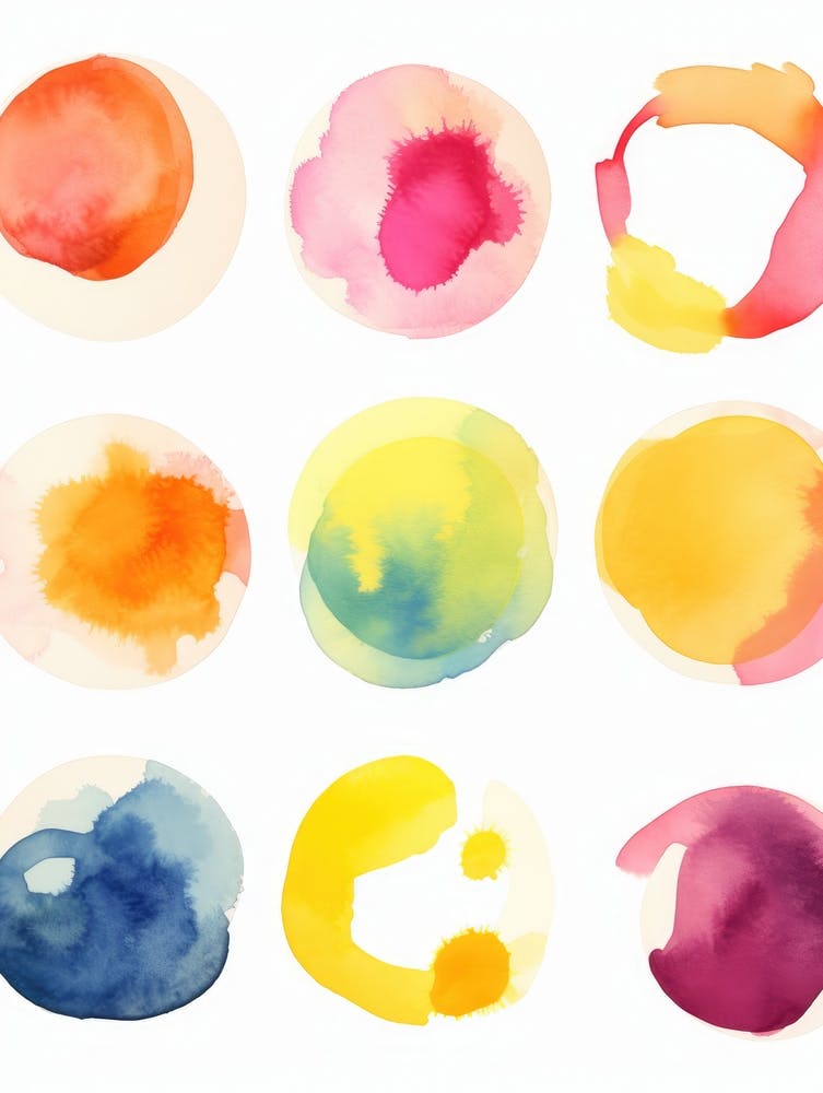 Watercolor Splatters 1