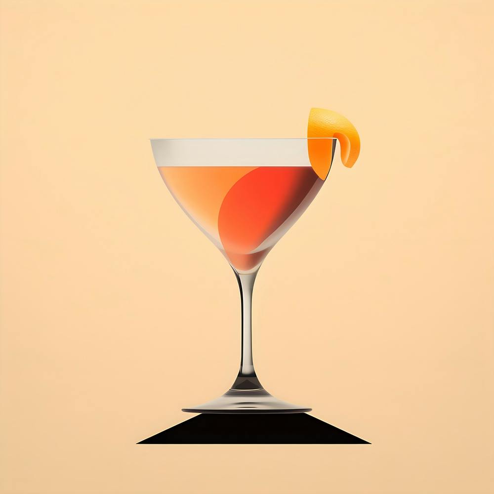 Bar Art Cocktail Dirty Martini Warm Neutral Tones