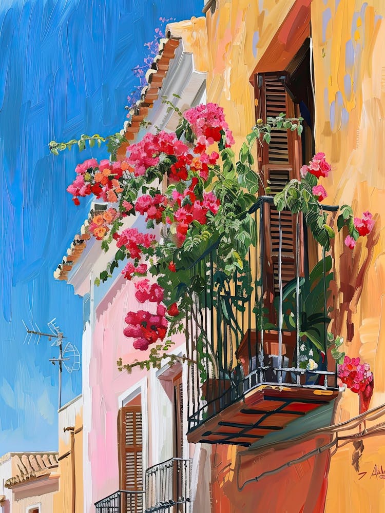 Balcony Painting In Malaga 3