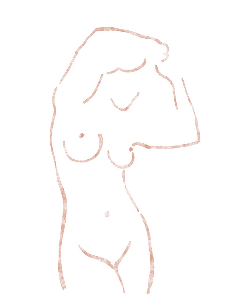Pink Nude Female Line A