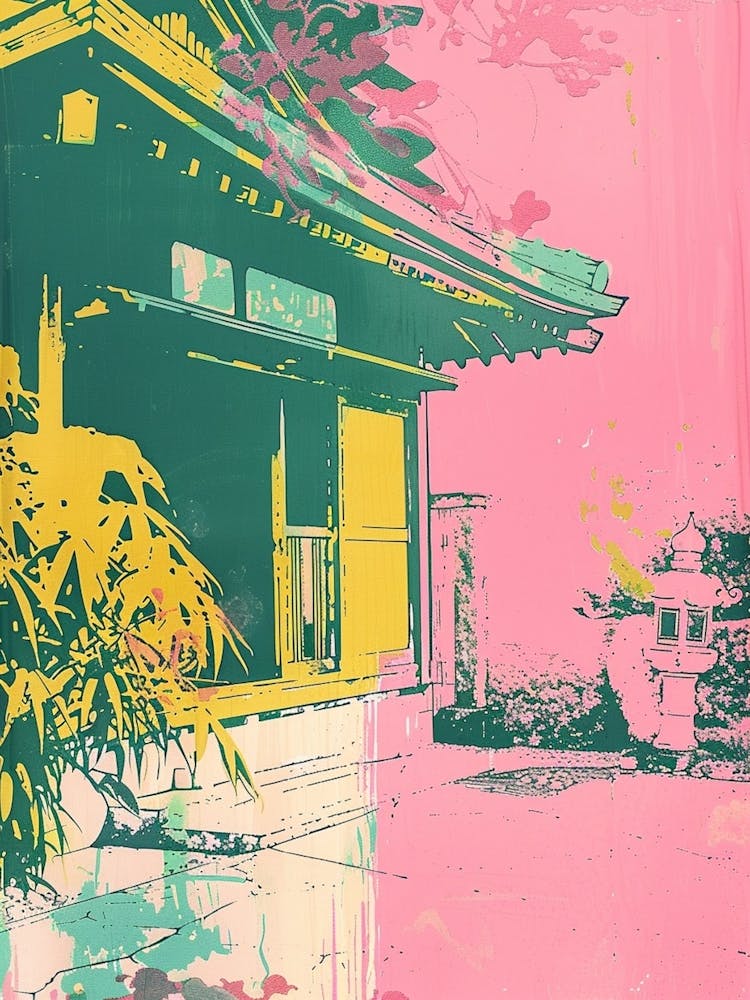 Karuizawa Japan Duotone Silkscreen 3