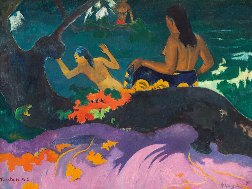 Au bord de la mer, Paul Gauguin