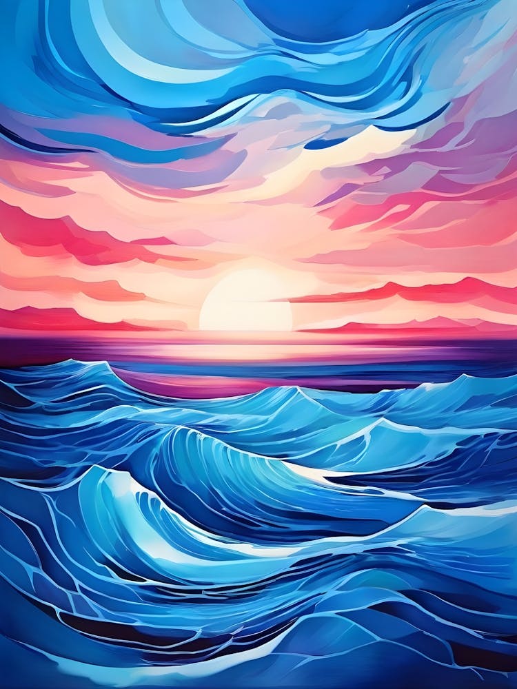 Sunset Over The Ocean 25