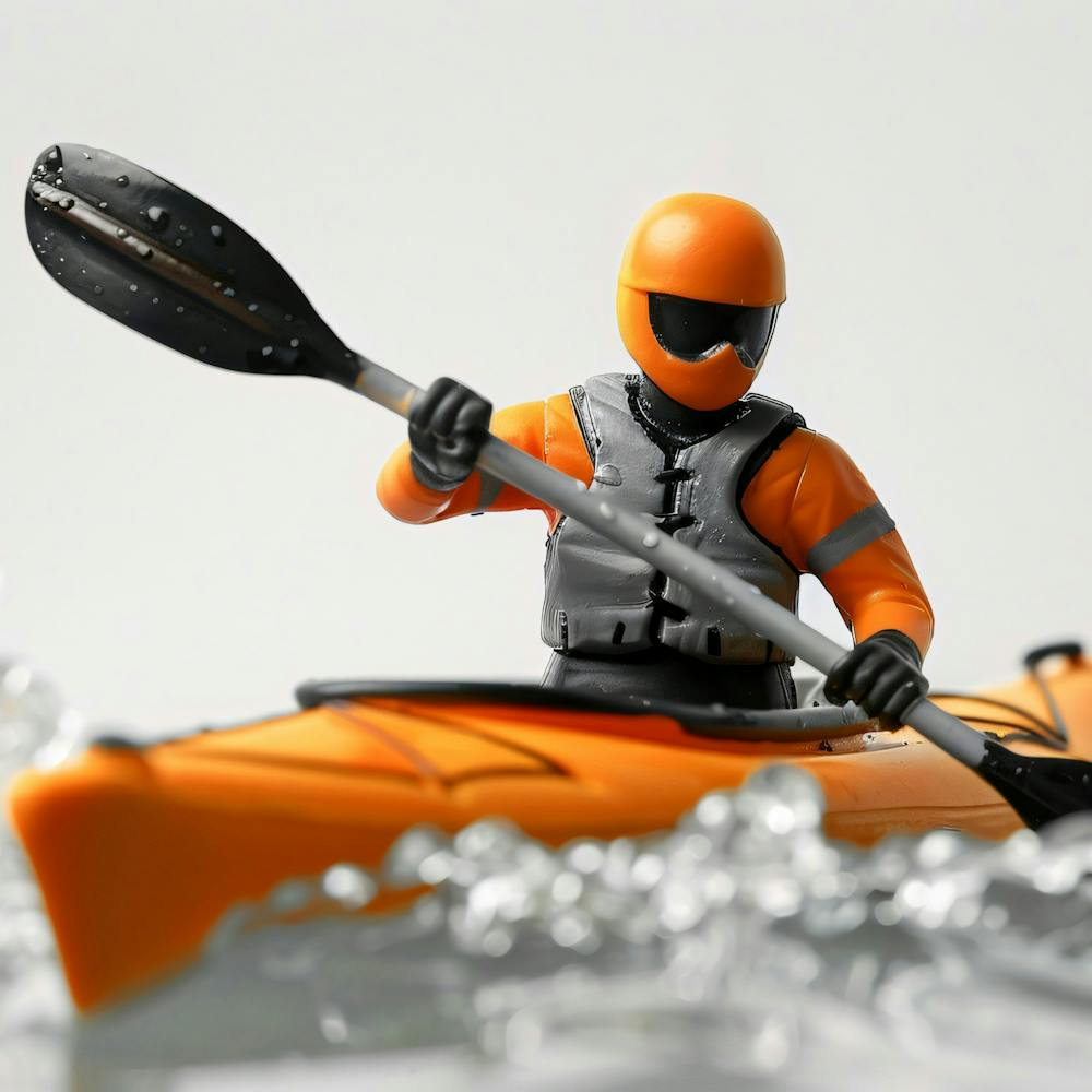 Kayaker In The Water