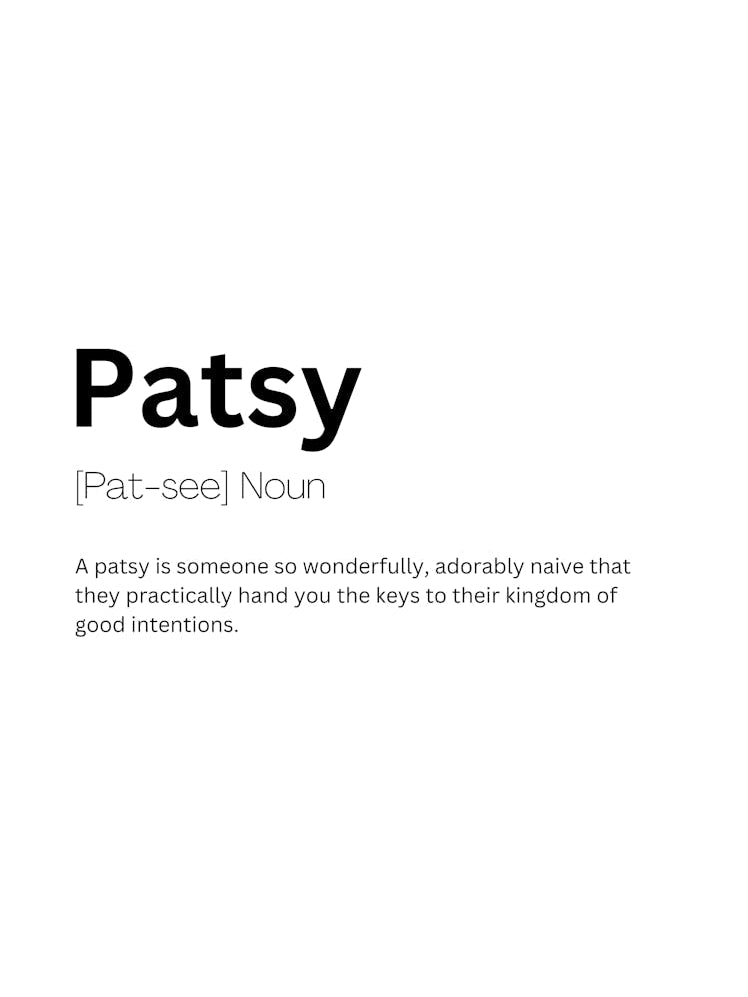 Patsy Definition Meaning
