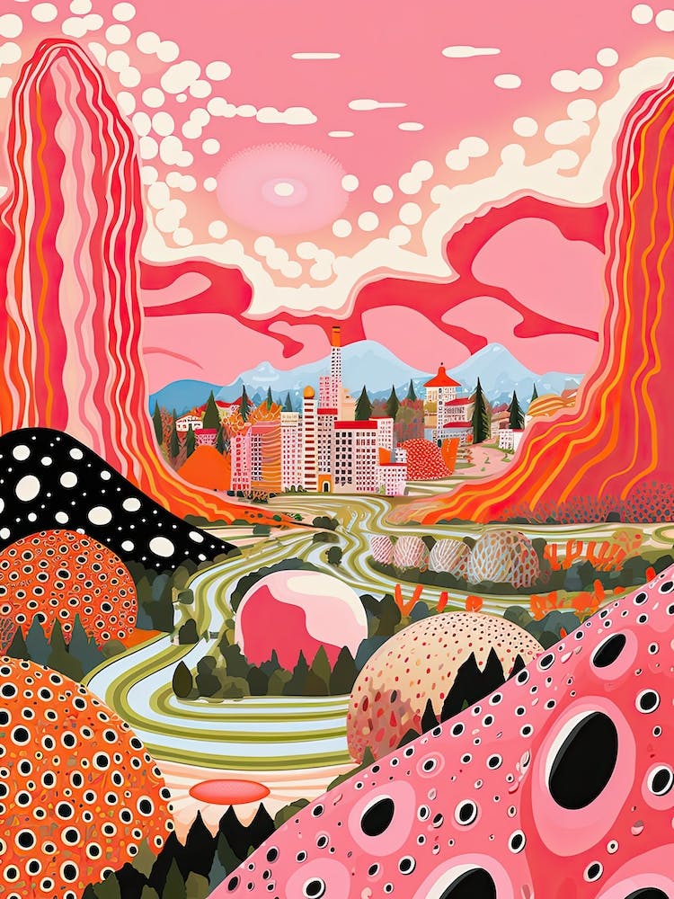 Viareggio, Italien, Illustration im Pop-Art-Stil 4