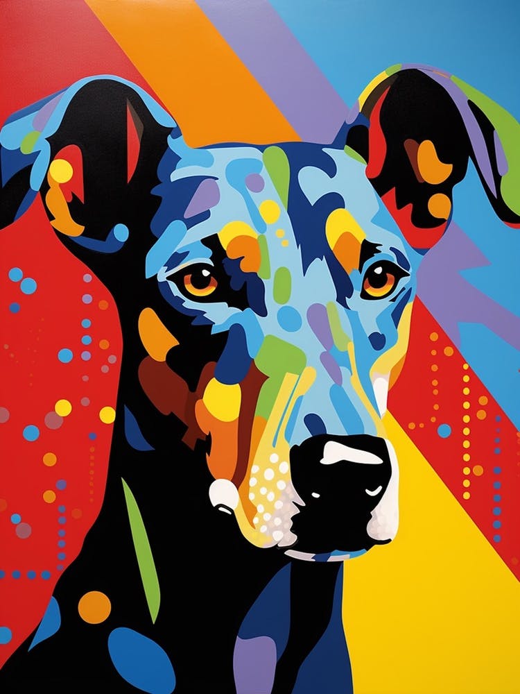 Bright Rainbow Dobermann 4