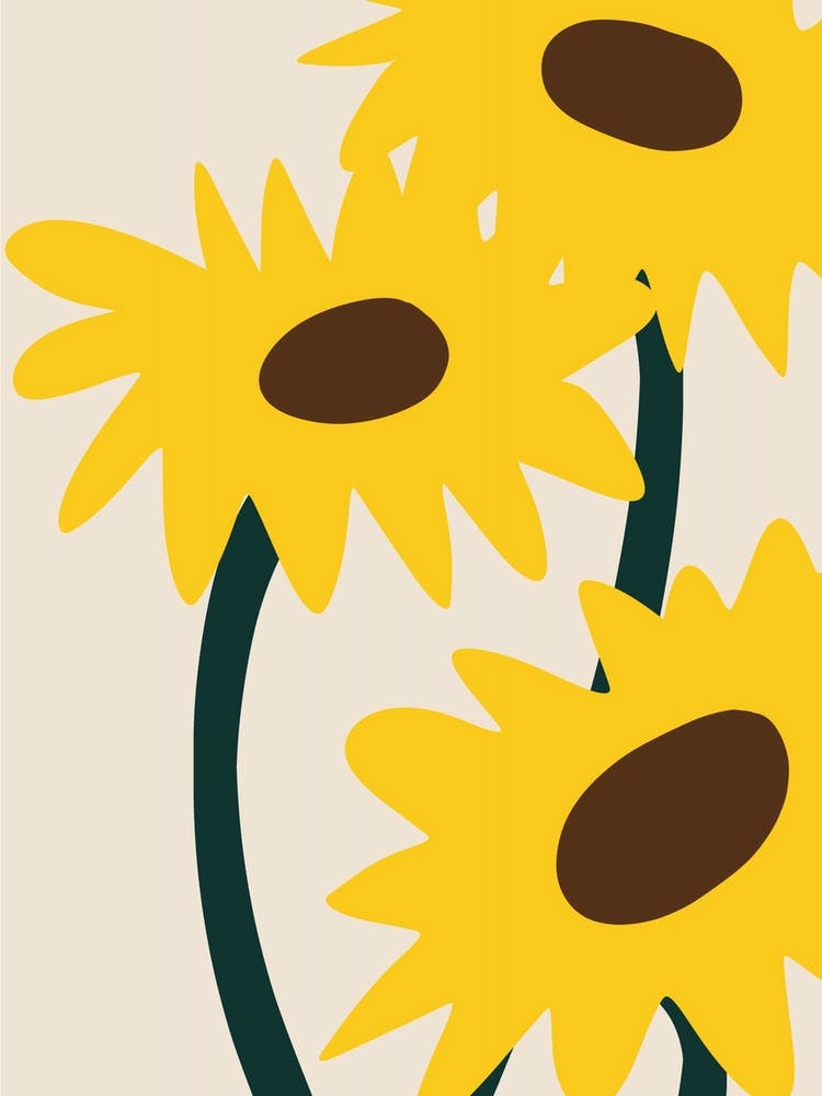 Sunflowers Beige