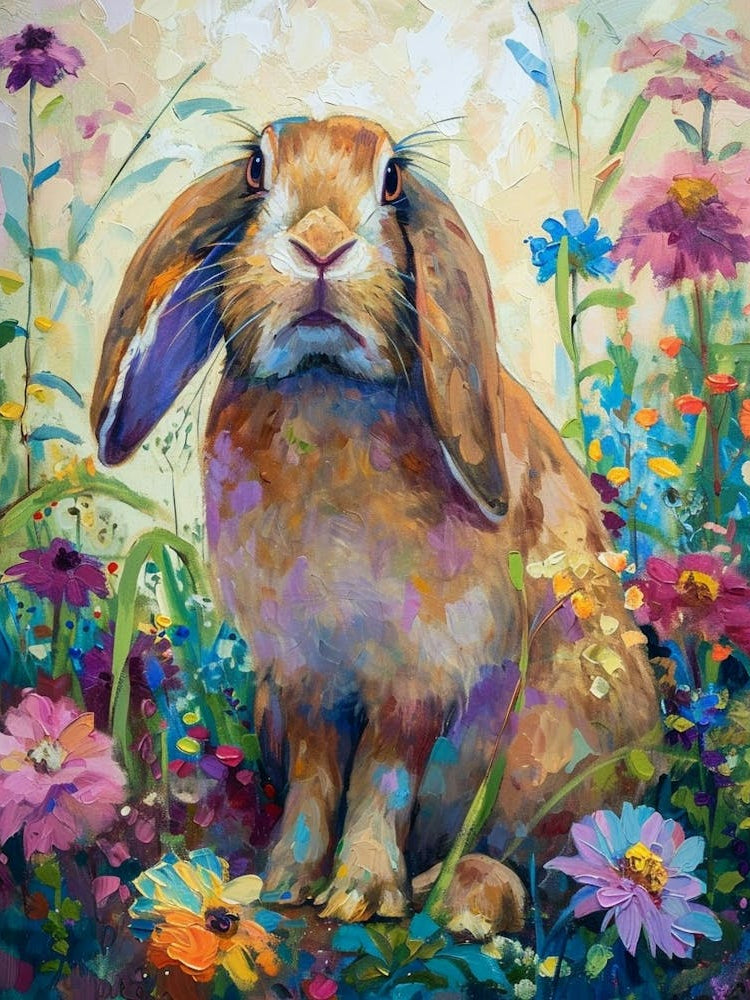 Flemish Giant Rabbit Painting 3