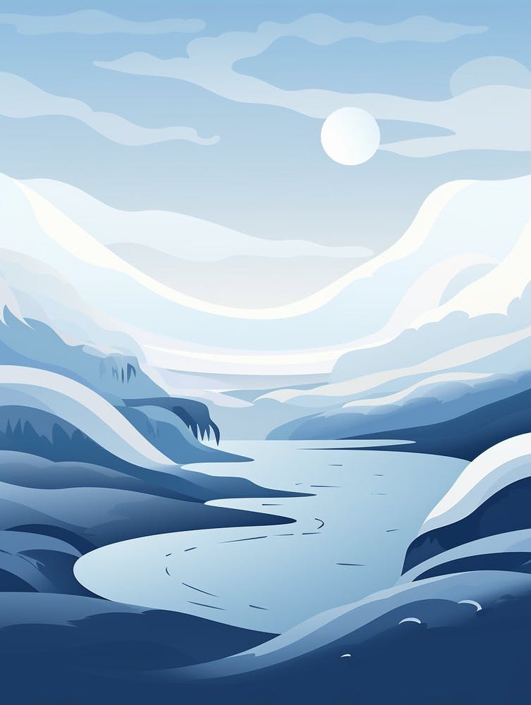 Polar Abstract Minimalist 5