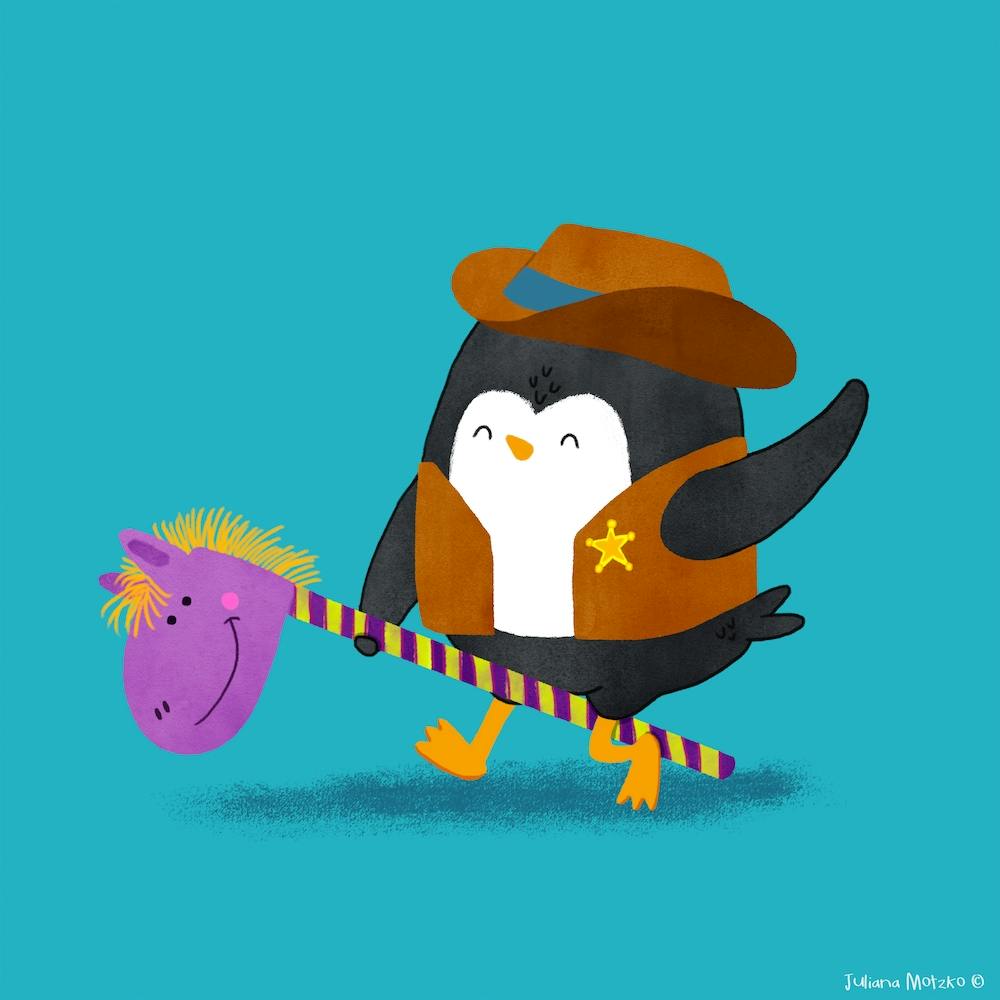 Cowboy Penguin