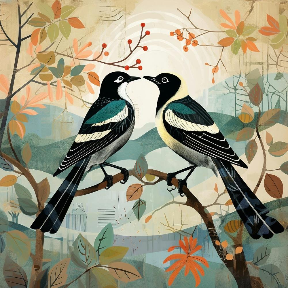 Bird In Nature Magpie 8