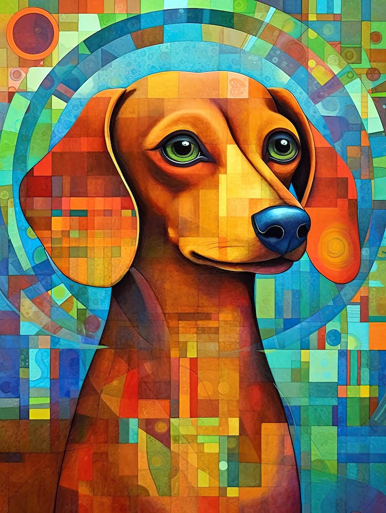 Dachshund dog print 13