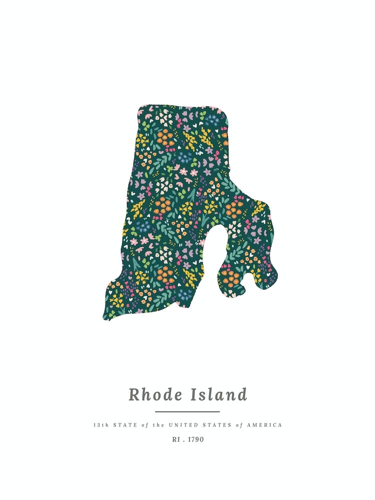 Rhode Island State | Wildflowers on Juniper Green