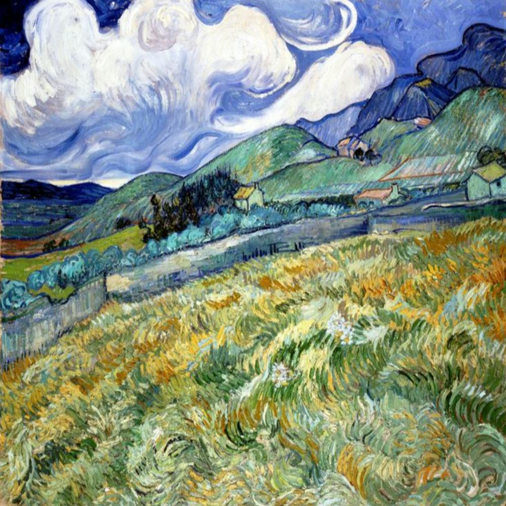 Van Gogh Landscape With Clouds