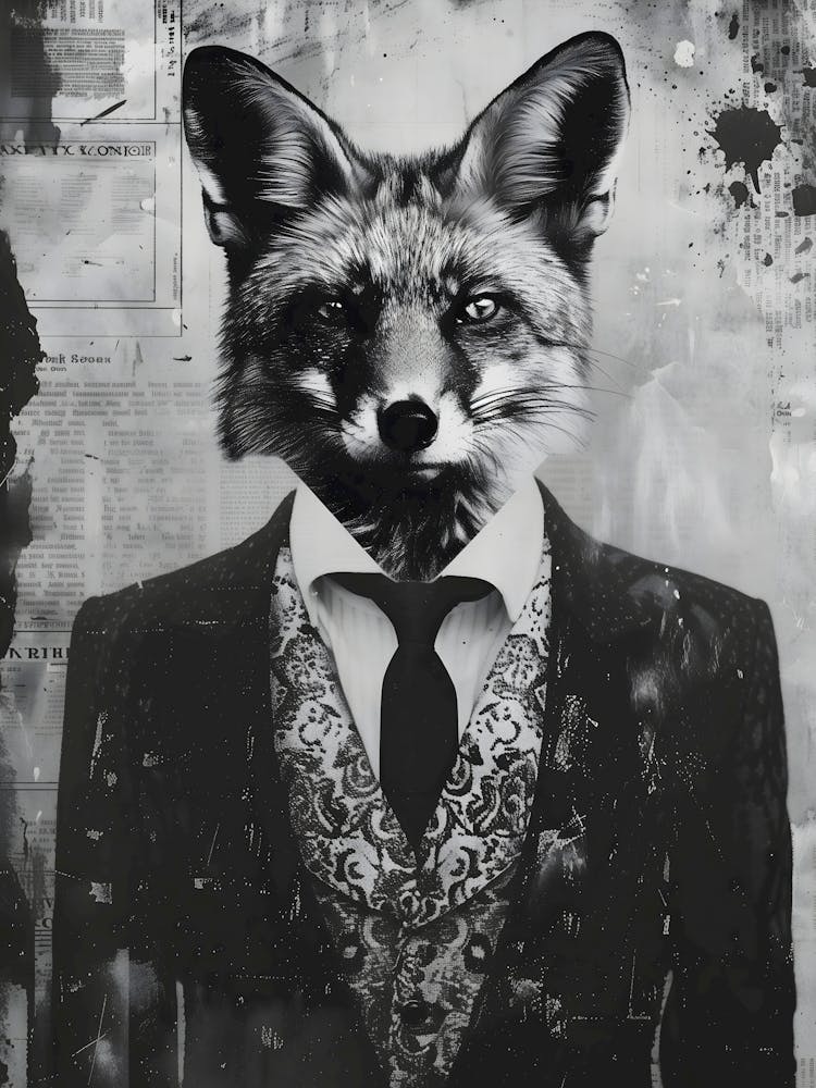 Fox In Suit 1