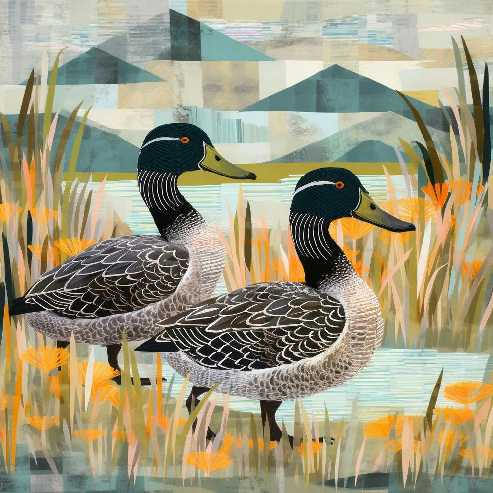 Oiseau dans la nature Mallard Duck 4