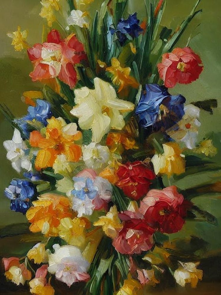 Daffodils Painting 4 Flower