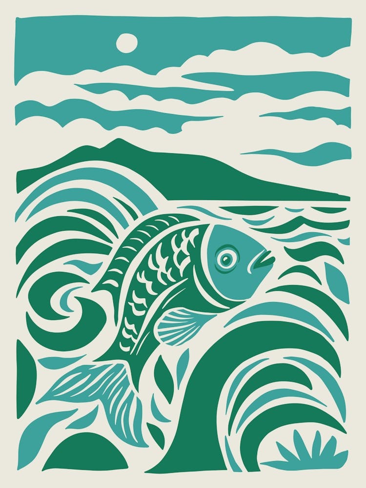 Leaping Fish