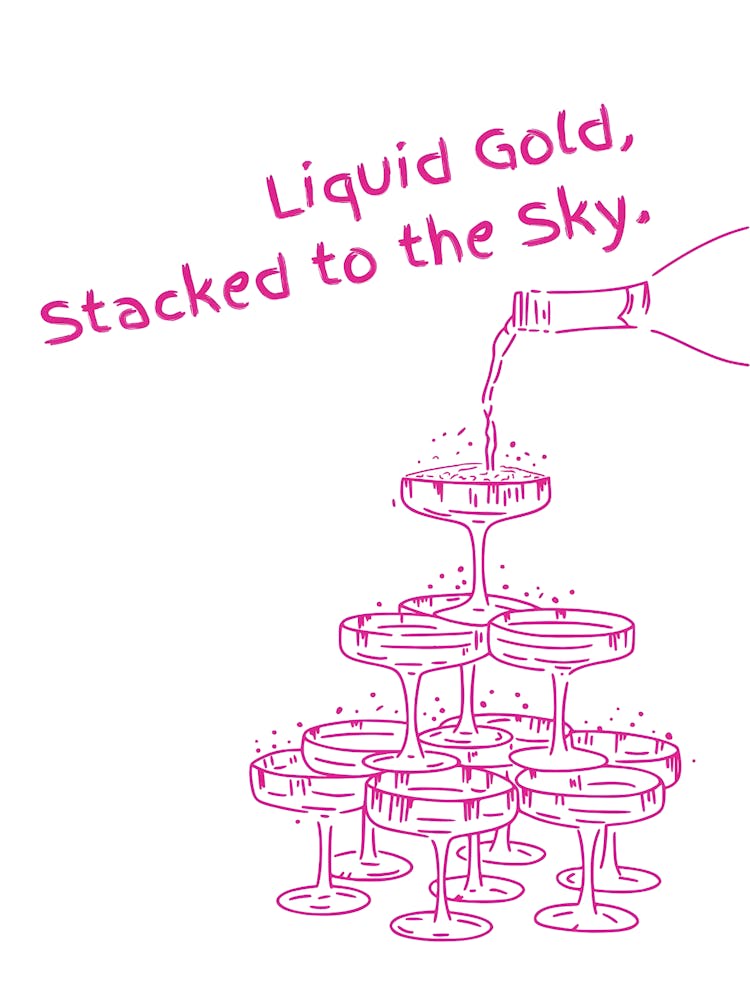 Liquid Gold Stacked To The Sky