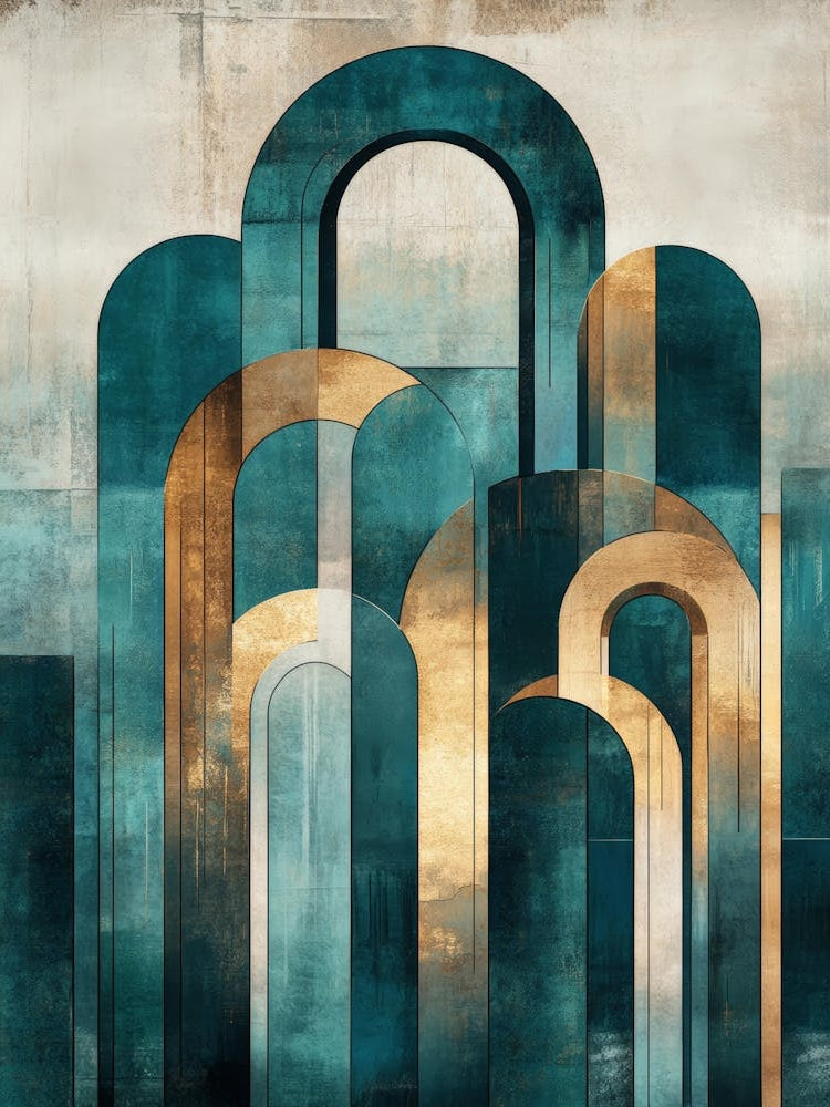 Abstract City Skyline