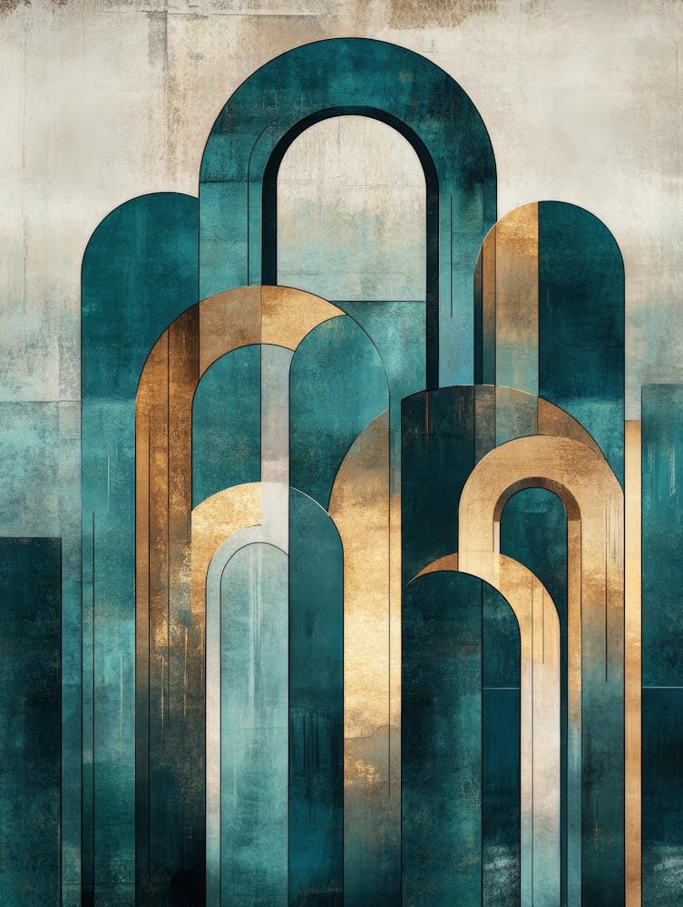 Abstract City Skyline