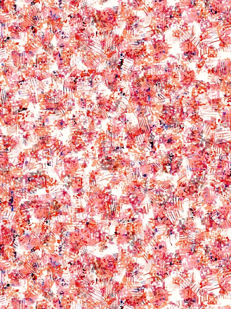 Pink Agenda Abstract Painting