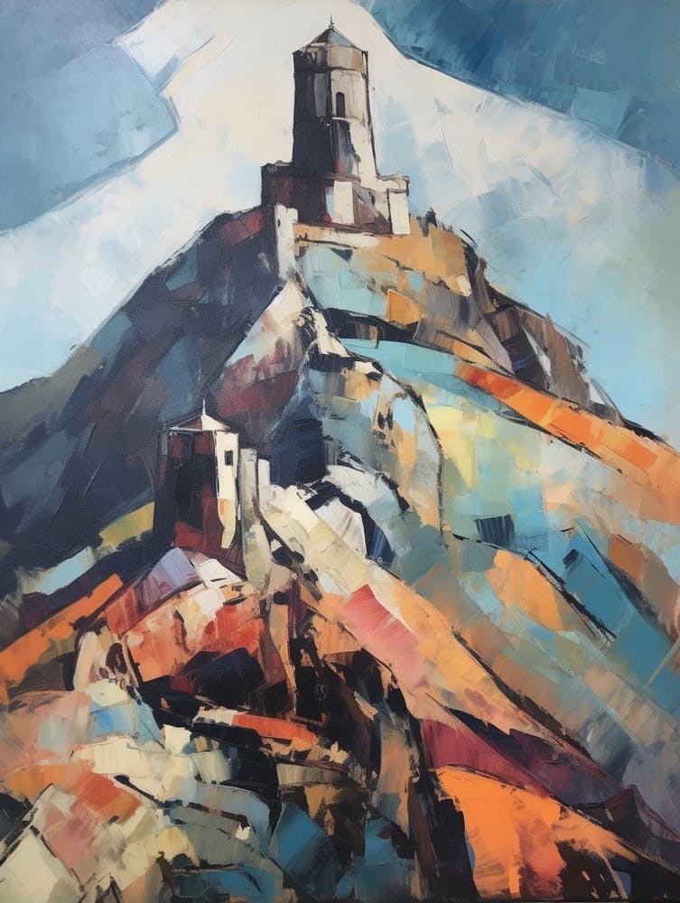 Mount Athos Greece 2 Mountain Painting