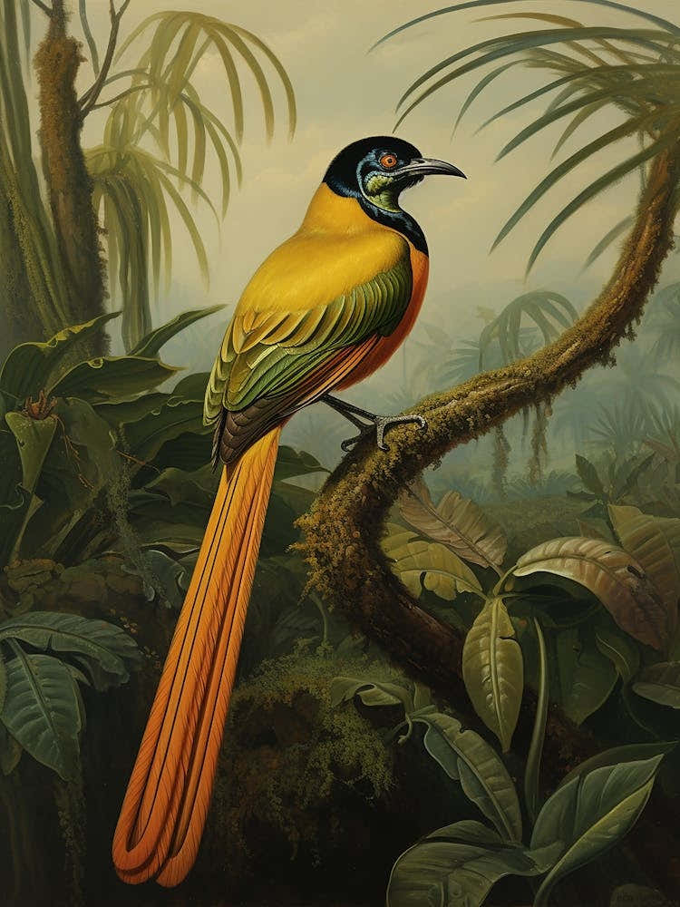 Winged Wonder: Wilson's Bird-of-Paradise Wall Art