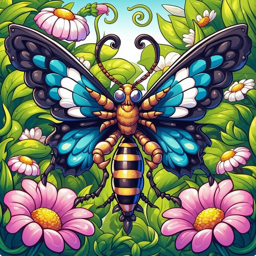Guêpe Papillon