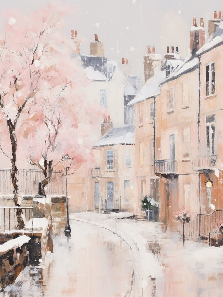 Dreamy Winter Painting Bath United Kingdom 1