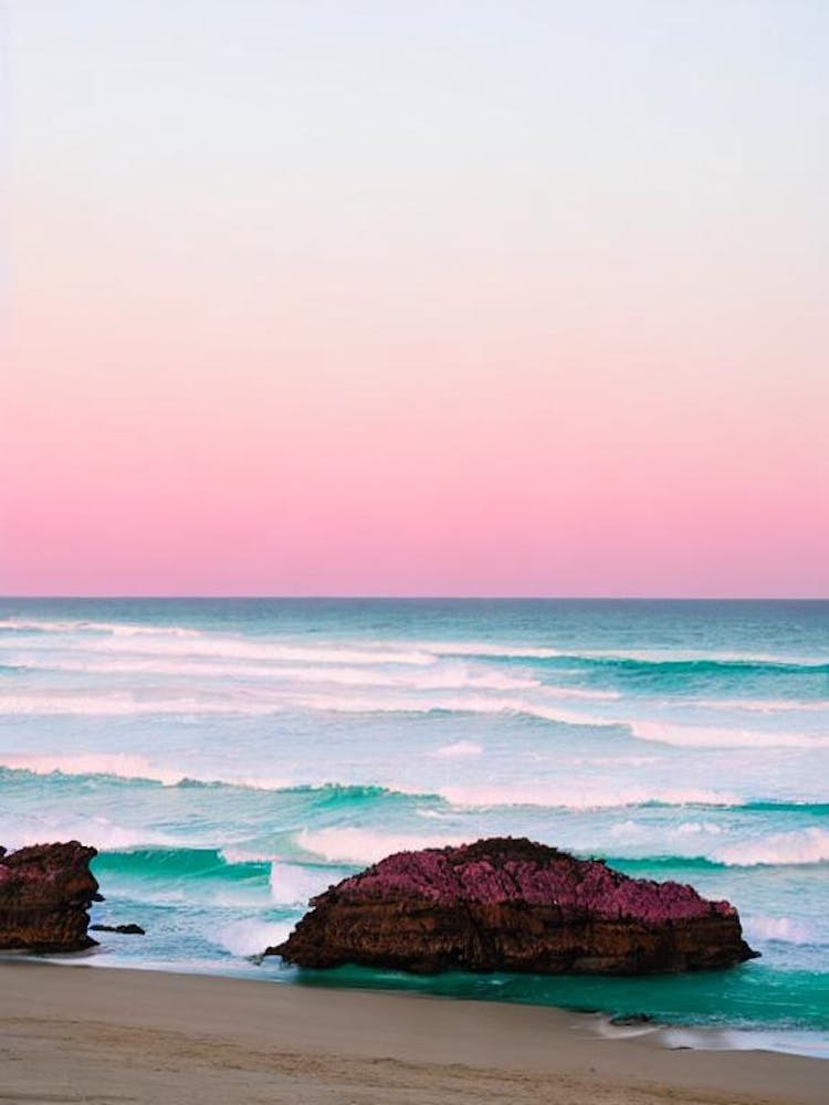 Smiths Beach, Australia Pink Photography