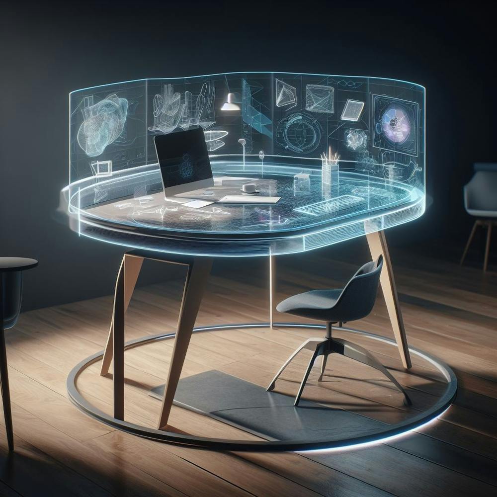Futuristischer Schreibtisch 3