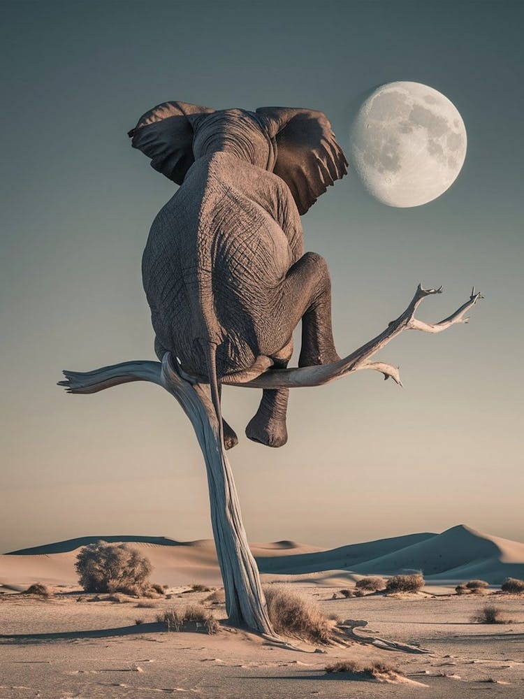 Elephant In The Desert