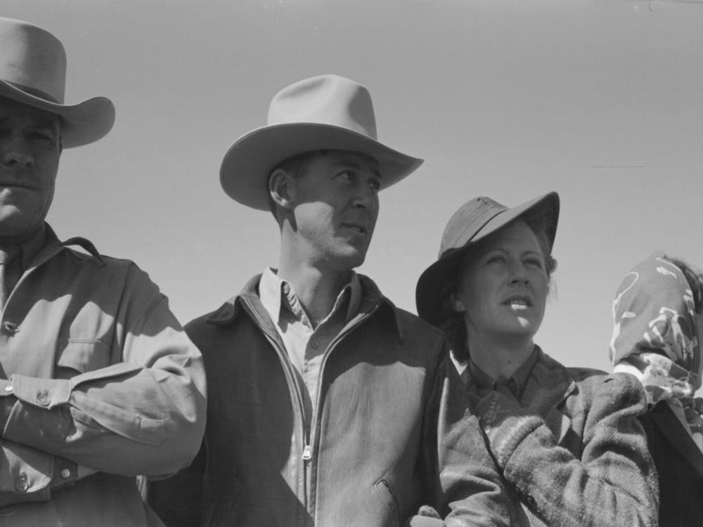 Untitled Photo, Possibly Related To Group Of Spectators At Sideshow Watching Man Unloosen Himself From