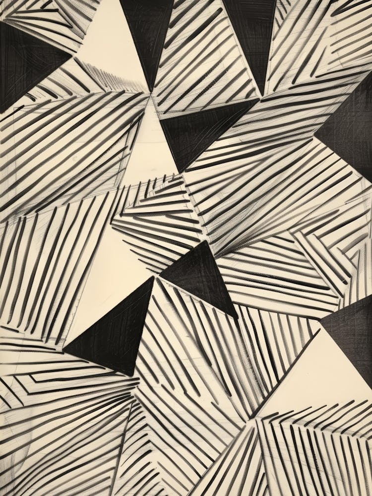 'Triangles Noirs Et Blancs' 2
