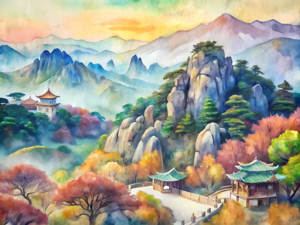 Van Gogh Seoraksan National Park South Korea