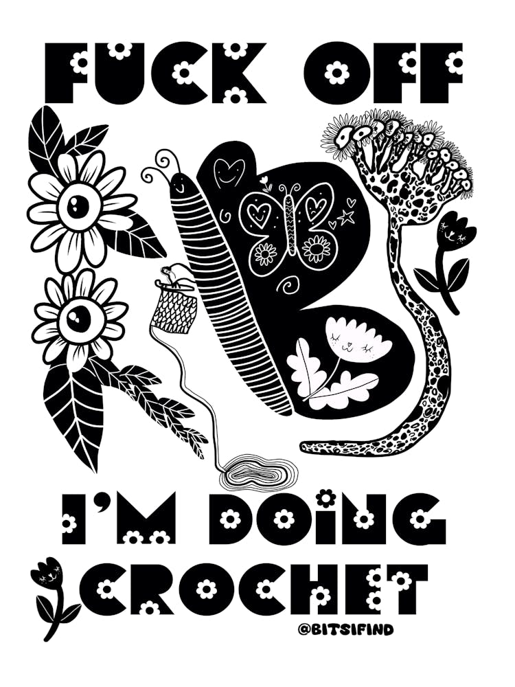Fxck Off Im Doing Crochet