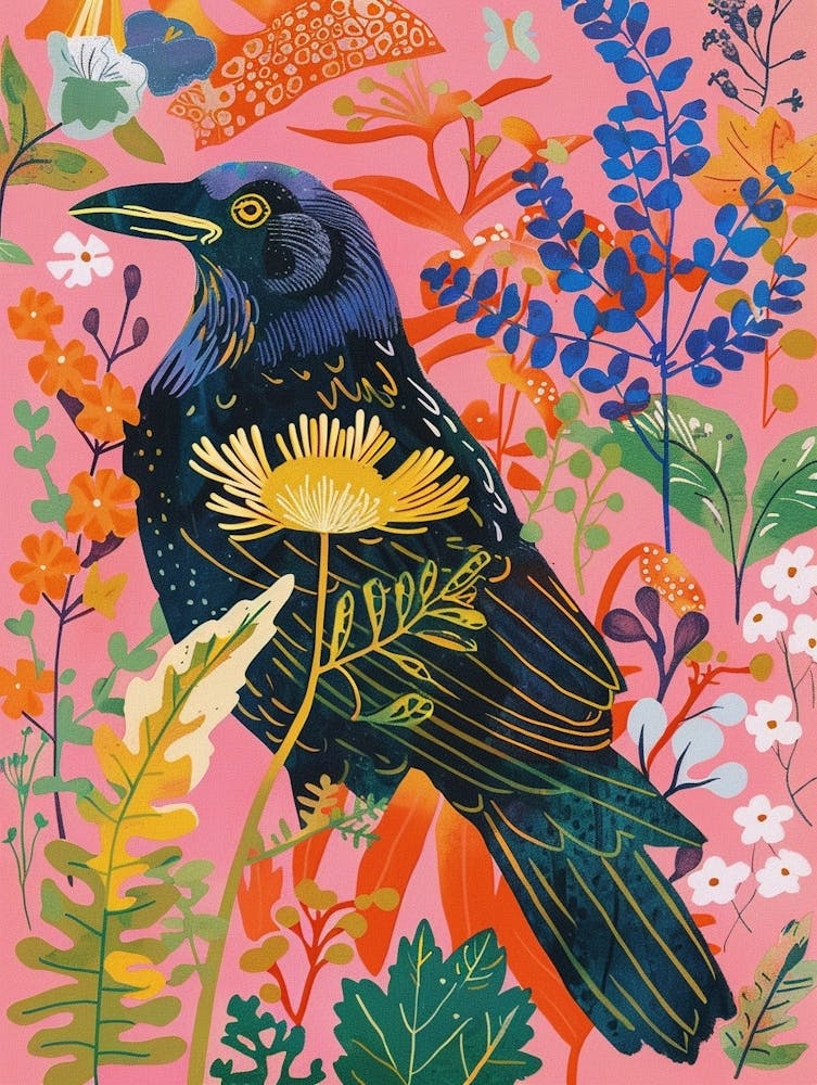 Spring Birds Raven 6
