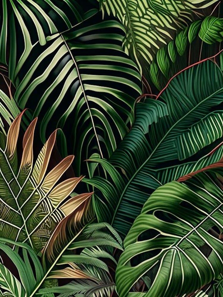 Jungle Foliage 1 Botanical