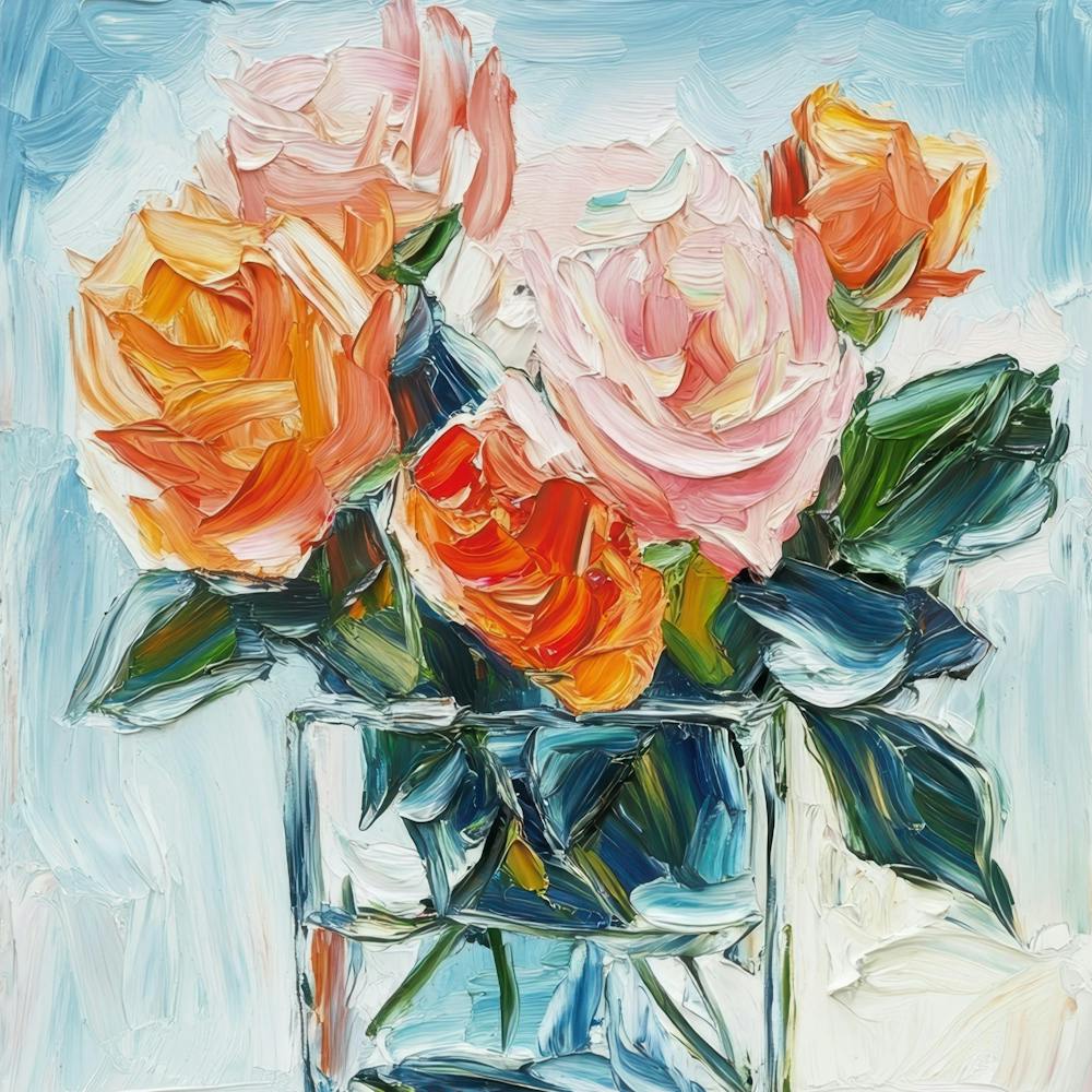 Roses Dans Un Vase 11