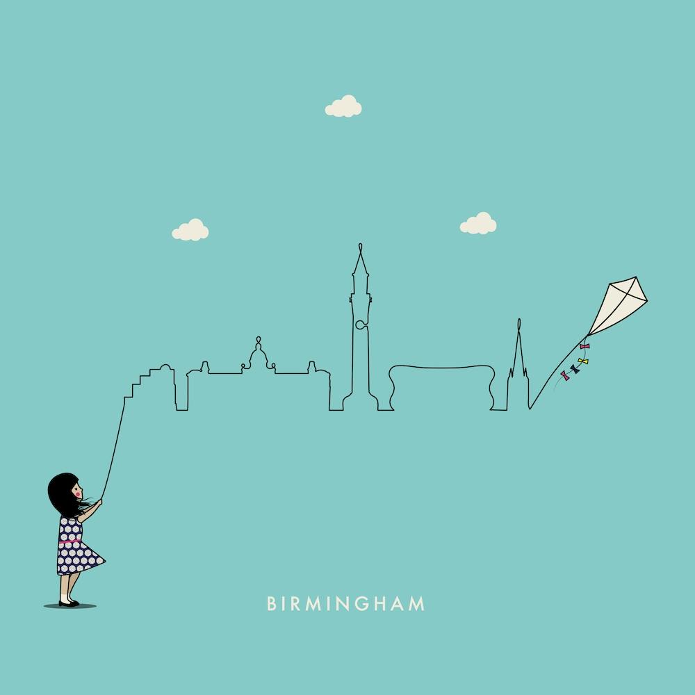 Birmingham Skyline Kite